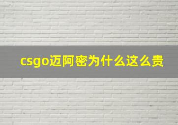 csgo迈阿密为什么这么贵