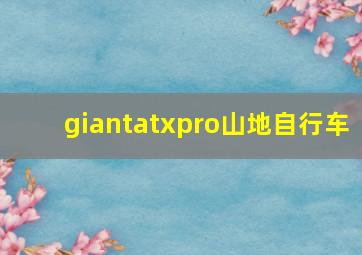 giantatxpro山地自行车