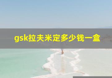 gsk拉夫米定多少钱一盒