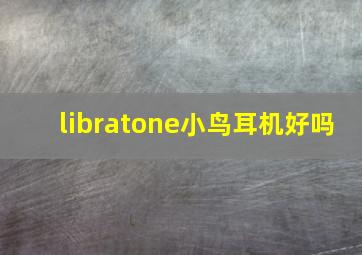 libratone小鸟耳机好吗