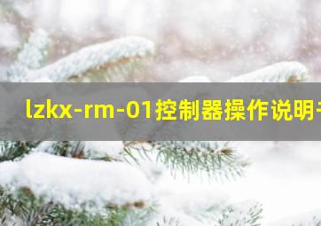 lzkx-rm-01控制器操作说明书