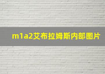 m1a2艾布拉姆斯内部图片