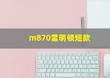 m870雷明顿短款