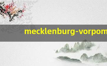 mecklenburg-vorpommern