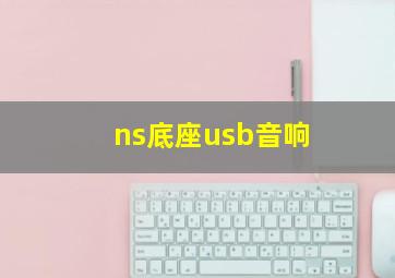 ns底座usb音响