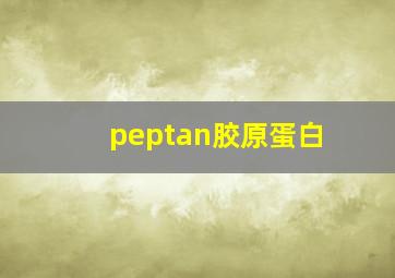 peptan胶原蛋白