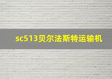 sc513贝尔法斯特运输机