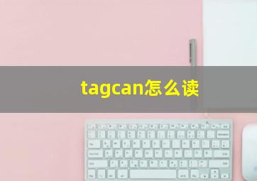 tagcan怎么读