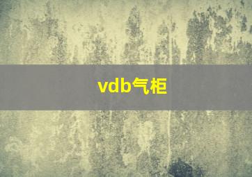 vdb气柜