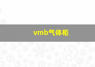 vmb气体柜