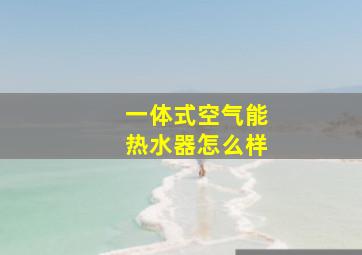 一体式空气能热水器怎么样