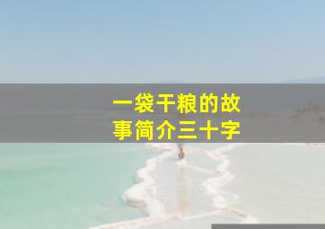 一袋干粮的故事简介三十字