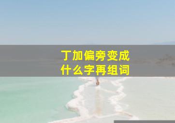 丁加偏旁变成什么字再组词