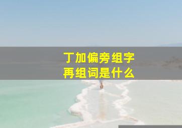 丁加偏旁组字再组词是什么