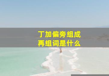 丁加偏旁组成再组词是什么