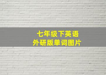 七年级下英语外研版单词图片