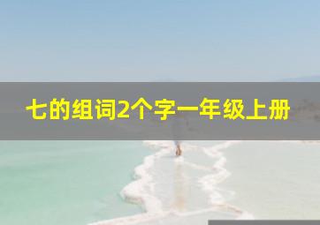 七的组词2个字一年级上册