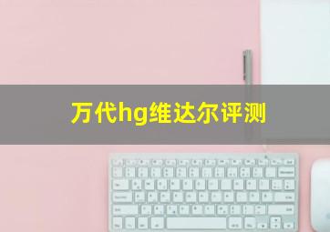 万代hg维达尔评测