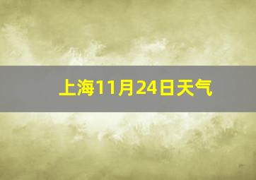 上海11月24日天气