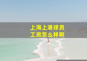 上海上港球员工资怎么样啊