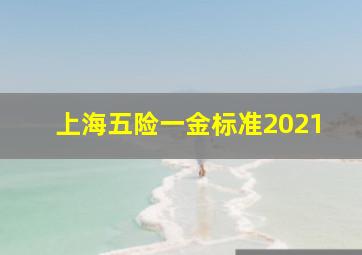 上海五险一金标准2021