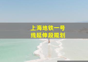 上海地铁一号线延伸段规划