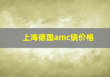 上海德国amc锅价格