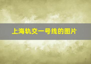 上海轨交一号线的图片