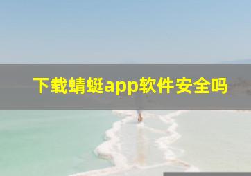 下载蜻蜓app软件安全吗