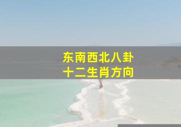 东南西北八卦十二生肖方向