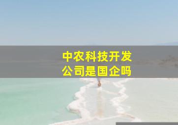 中农科技开发公司是国企吗