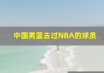 中国男篮去过NBA的球员