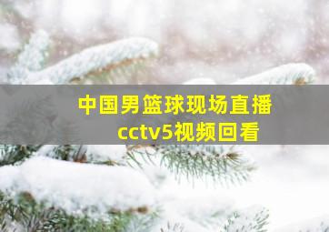 中国男篮球现场直播cctv5视频回看