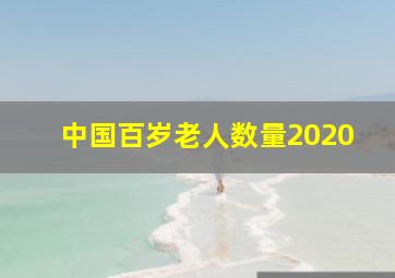 中国百岁老人数量2020