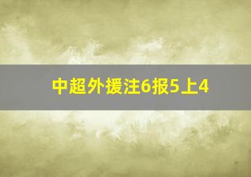 中超外援注6报5上4