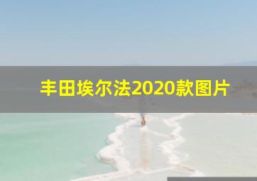 丰田埃尔法2020款图片