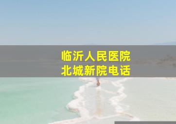 临沂人民医院北城新院电话