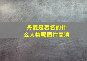 丹麦是著名的什么人物呢图片高清