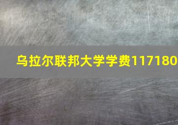 乌拉尔联邦大学学费117180