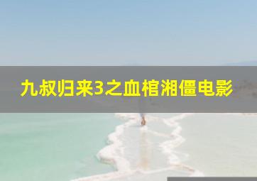 九叔归来3之血棺湘僵电影