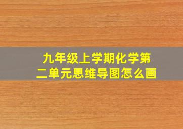 九年级上学期化学第二单元思维导图怎么画