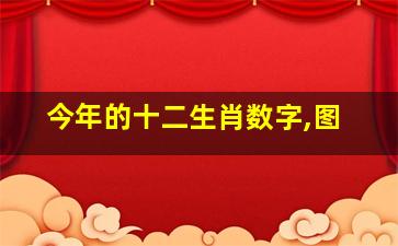 今年的十二生肖数字,图