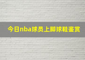 今日nba球员上脚球鞋鉴赏