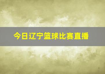 今日辽宁篮球比赛直播