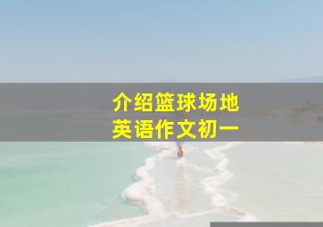 介绍篮球场地英语作文初一