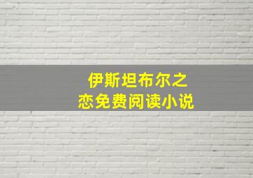 伊斯坦布尔之恋免费阅读小说