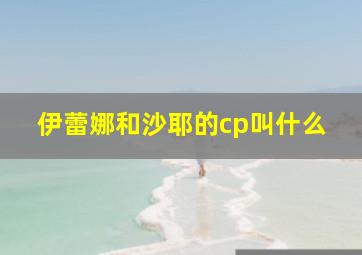 伊蕾娜和沙耶的cp叫什么