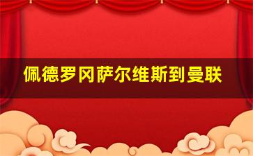 佩德罗冈萨尔维斯到曼联