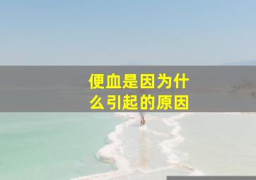 便血是因为什么引起的原因