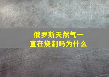 俄罗斯天然气一直在烧制吗为什么